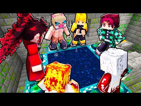 Demon Slayer Characters Beat Minecraft for Me