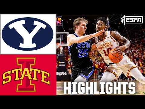🚨 DOUBLE OVERTIME 🚨 BYU Cougars vs. Iowa State Cyclones | Full Game Highlights | ESPN CBB