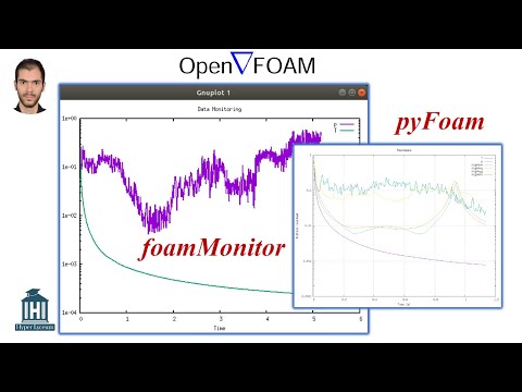 How to plot residuals in OpenFOAM: functionObject and pyFoam utilities