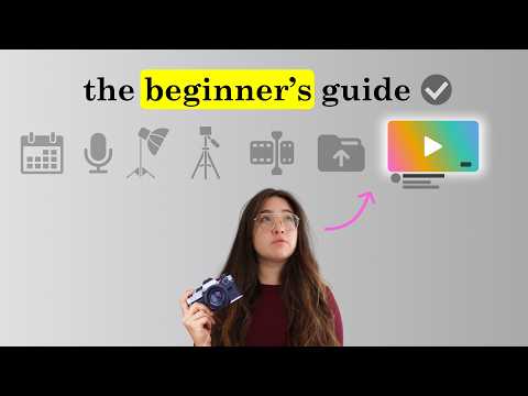 how to make your FIRST YouTube video in 2026