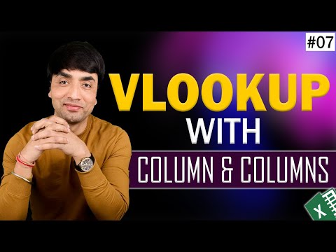 Vlookup to Get Complete Record | Column , Columns | Lookup Full Record