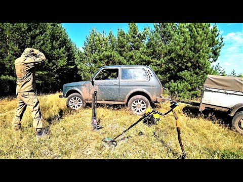 ЗАШЁЛ В ЛЕС И БЫЛ ОШАРАШЕН!!! ОТКУДА ЭТО ЗДЕСЬ? Коп металлолома нашёл стоянку лесорубов.