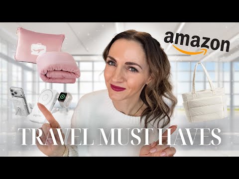 *NEW* 25 GENIUS Travel Essentials from Amazon! (Must-Haves You Need)