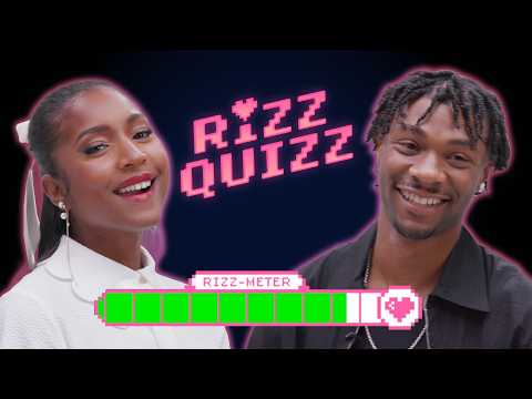 "Outer Banks" Jonathan Daviss and Carlacia Grant Find Out How Much Rizz They Have | Rizz Quizz