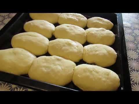 Сдобные пирожки с фасолью