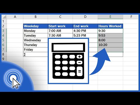 How to Calculate Hours Worked in Excel