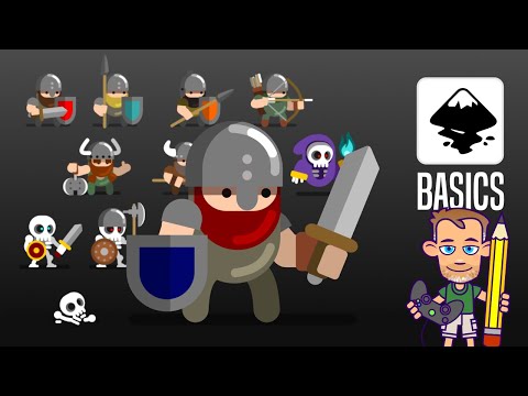 Inkscape Tutorial - Creating Game Characters using simple shapes