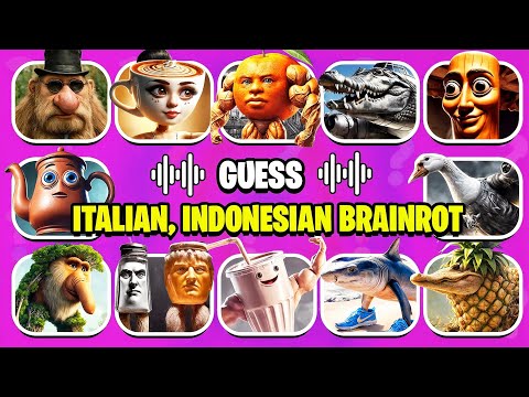 🤯 Guess 69 ITALIAN and INDONESIAN Brainrot Animals Memes 🍌🦈☕ | ULTIMATE BRAINROT MEME QUIZ CHALLENGE