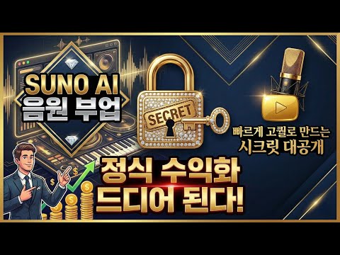 수노AI 정식 수익화, 부업의 길 드디어 열렸다?! 빠르게 자동화 앱으로 준비하고, 평생연금 파이프라인 만들어봅니다~ #ai자동화 #수노ai