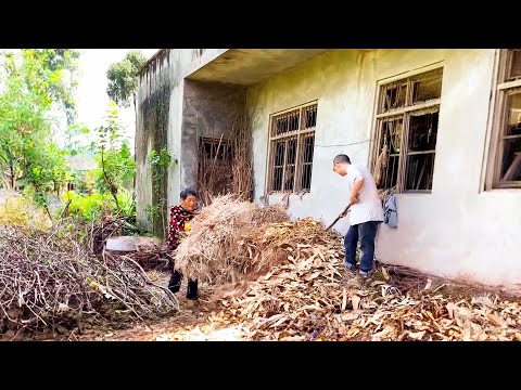 Two grandsons cleaned and restored grandpa's old house & Grandpa was very satisfied in the end