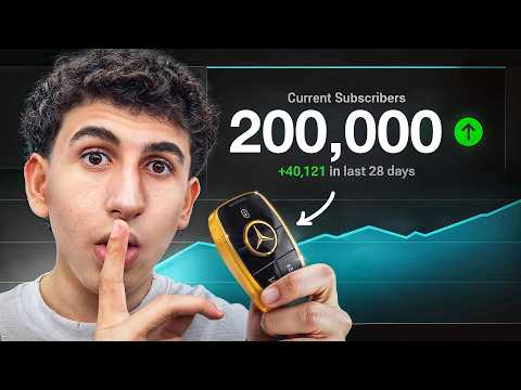 I Made A Secret YouTube Channel To Buy My $200,000 Dream Car