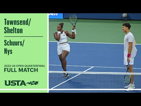 Townsend/Shelton vs. Schuurs/Nys Full Match | 2023 US Open Quaterfinal