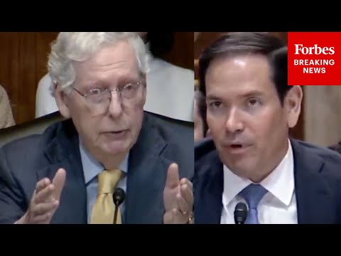 'Let's Take A Look At What It Costs To Have An Actual War': McConnell Presses Rubio Over Aid Cuts