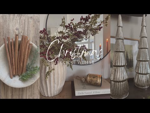 2025 Christmas Decorate With Me 🎄 | Living Room & Console Table