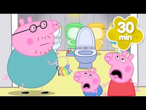 Peppa entdeckt geheimnisvolle Türen🚪 Das Badezimmer-Abenteuer! 🚽 30 Minuten | Peppa Pig Deutsch