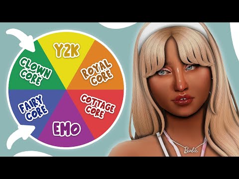 Random Wheel Picks Aesthetics 🔥 | Sims 4 Create a Sim Challenge