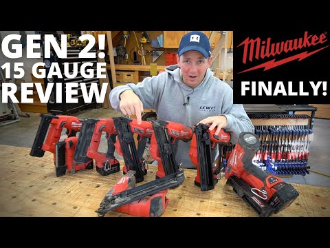 FINALLY!!! I tested the new Gen 2 Milwaukee 15 Gauge... Here's what I found...