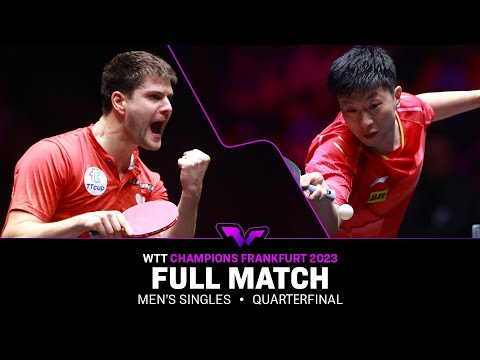 FULL MATCH | Dimitrij OVTCHAROV vs MA Long | MS QF | #WTTFrankfurt 2023