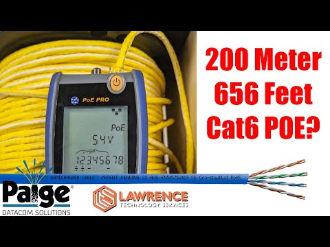 Breaking the 100M limit and Going 200 Meter / 656 feet With Gamechanger Cat6 Cable