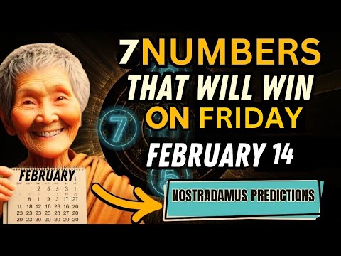 WILL YOU HIT THE JACKPOT WITH THESE 7 LUCKY NUMBERS ON FEBRUARY 14TH 2025?