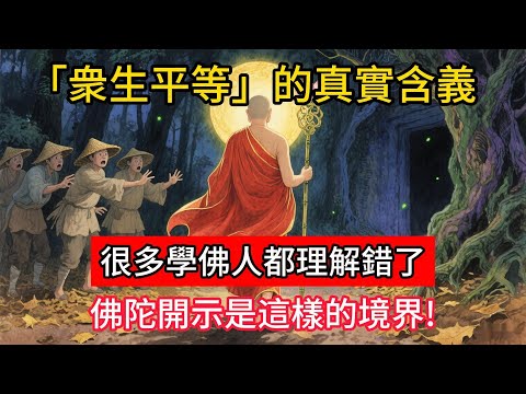 「衆生平等」的真實含義，很多學佛人都理解錯了，佛陀開示是這樣的境界！#佛學 #正能量 #菩提解脫道 #佛教文化 #佛教故事 #人生感悟