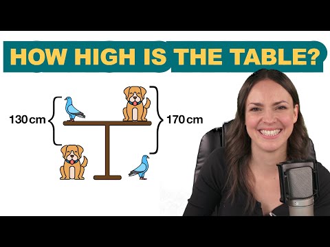 How High Is the Table? – Can You Solve This Viral Puzzle?