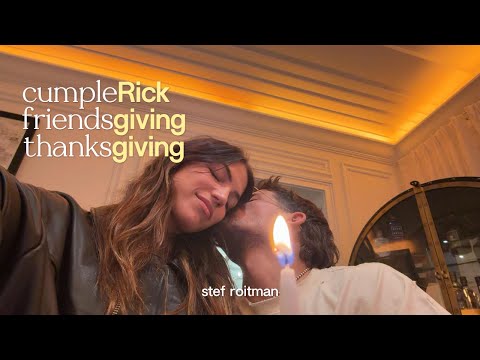 Ricky celebrates his birthday + Thanksgiving with the Montaners and a very special Friendsgiving