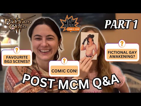 Post MCM Q&A Part 1 - Shadowheart Actor & her Performance Director Girlfriend from Baldur's Gate III