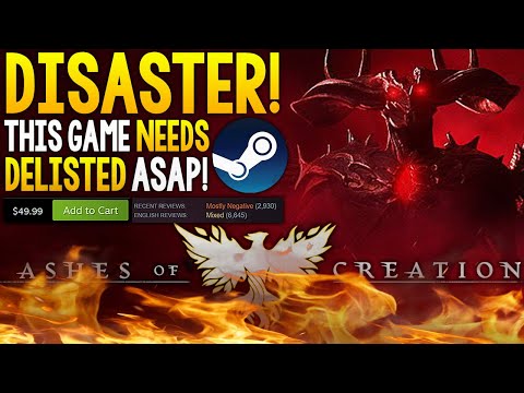 This Game Needs to Be DELISTED From STEAM ASAP - Ashes of Creation DISASTER!