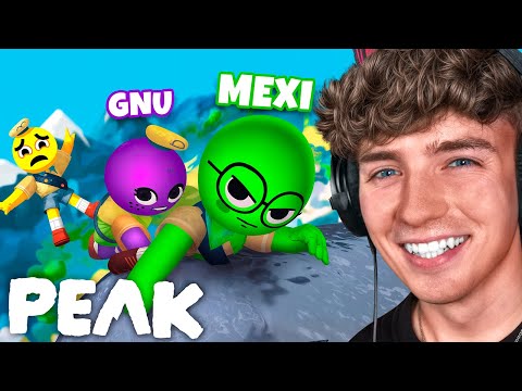 20 ZUSCHAUER versuchen mit GNU und MEXI nach oben zu kommen?!💀 | PEAK mit Gnu