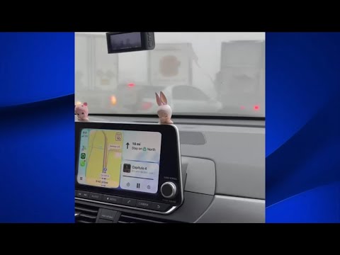 Video captures chaos inside 59-car pileup on Highway 99 in Tulare County