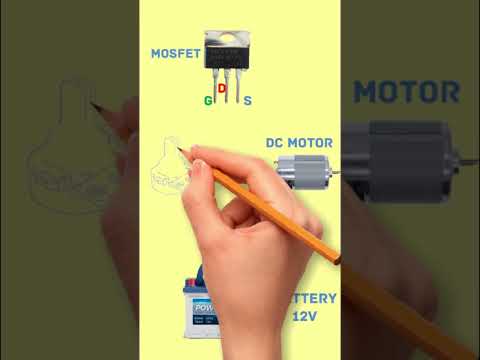 Dc motor speed control circuit connection/ wiring diagram/ video animation