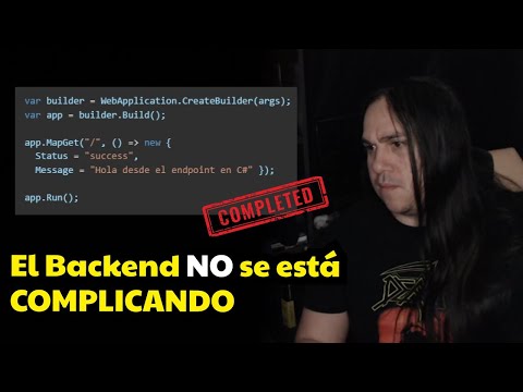 ¿Por qué PROGRAMAR BACKEND NO se está COMPLICANDO como el FRONTEND?