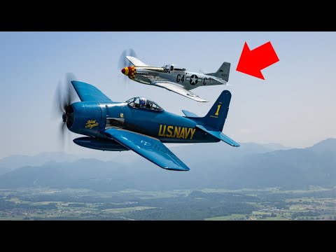 Japanese Pilots Laughed at the F8F Bearcat, Until Its Four  50s Fired 3,000 Rounds Per Minute