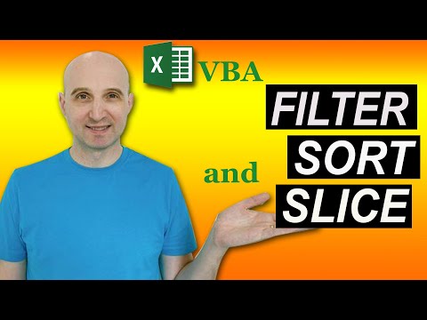 VBA Array with Filter, Sort and Slice