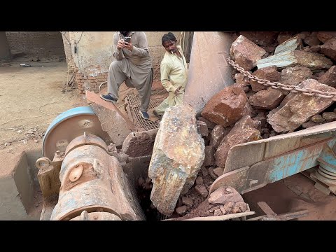 "Stone Crusher Machine: A Giant at Work"The Power of Stone: Machine Working in Action"#stonecrusher