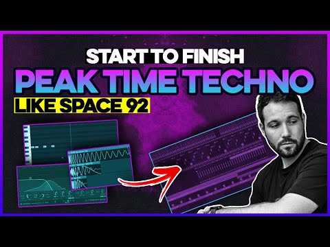 SPACE 92 Style Peak Time Techno FL Studio Tutorial - Part 1