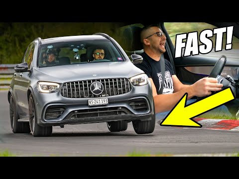?! Mercedes GLC 63 AMG & BMW M4 Flying Trough Nürburgring!