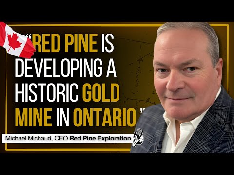 Can This Historic Canadian Gold Mine Work Again? | Red Pine Exploration CEO Interview