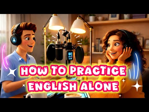 How to practice English Alone Tips|Learn English |Shadowing English| Learn EnglishThrough podcast