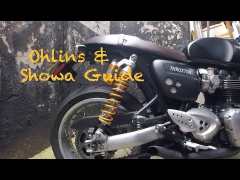 Ohlins & Showa Suspension Guide || Triumph Thruxton R