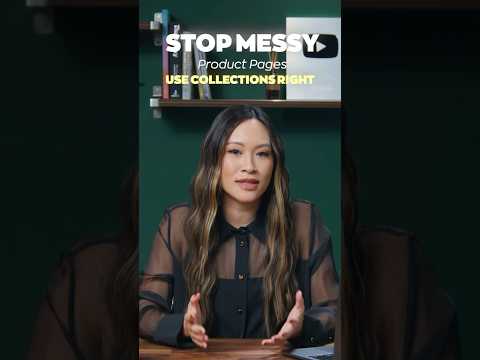 How to build a Shopify store and organize products into collections