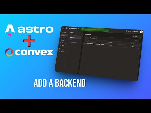 Build a Lightning-Fast Real-Time App with Astro and Convex