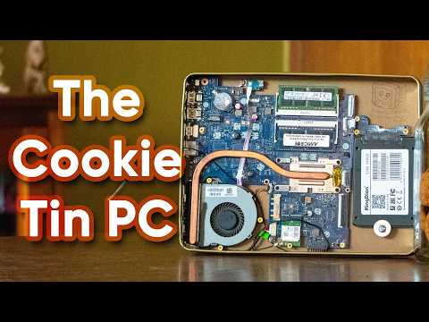 From Laptop to Fully Baked Desktop! - Cookie Tin PC [Part 3]