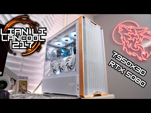Lian Li Lancool 217 White Wood Gaming PC Step-by-Step Guide on How to Build 🔥