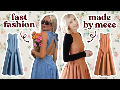 Sewing a Dress From Just a Photo and Vibes | COSY SEWING VLOG