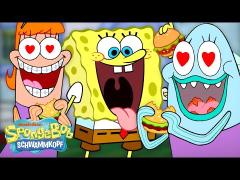 SpongeBob | 25 Jahre Krabbenburger 🍔  | SpongeBob Schwammkopf
