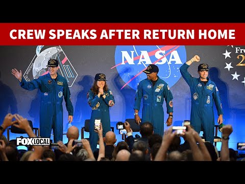 FULL: Artemis II astronauts speak one day after mission returns to Earth