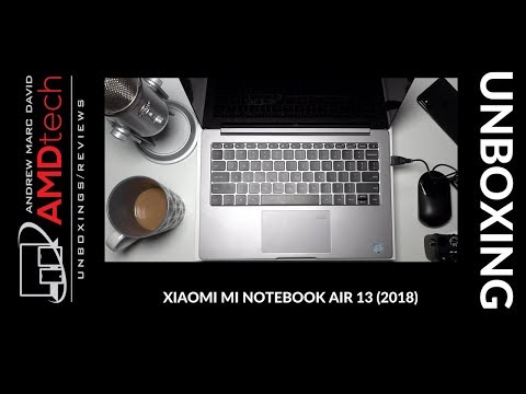 Xiaomi Mi Notebook Air 13 (2018) Unboxing:  Eighth Gen Quad-Core CPU & MX 150 GPU