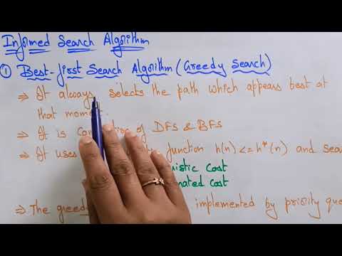 BFS algorithm | informed search | AI | Artificial intelligence | Lec-18 | Bhanu Priya